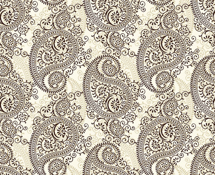 Paisley seamless background