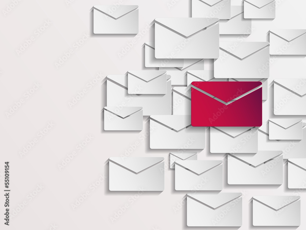 Poster envelope abstract background