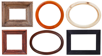 set of wooden picture frame
