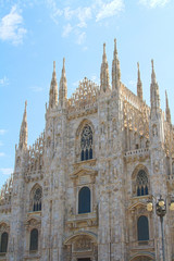 Obraz premium Glimpse of Duomo, Milan