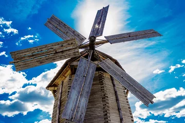Papier Peint photo autocollant Moulins moulin à vent ludorvay