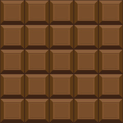 Naklejka premium Chocolate seamless texture