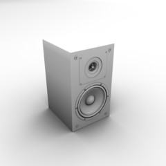 Obraz premium Speaker. 3d isolated
