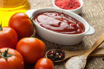 Ingredients for tomato sauce