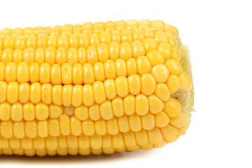 Tail of boiled corn.