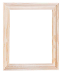 wide light wooden picture frame