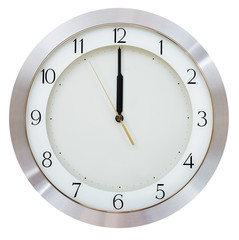 without five seconds twelve o clock