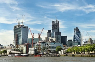 Fotobehang construction of modern London © irisphoto1