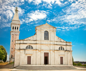 Obraz premium Church of St. Eufemia in the Old Town Rovinj , Croatia.