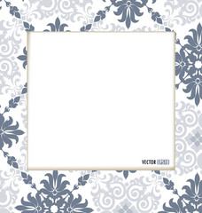 Vintage picture frame. Vector EPS10