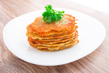 Delicious potato pancakes