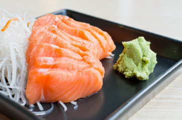 Sashimi salmon
