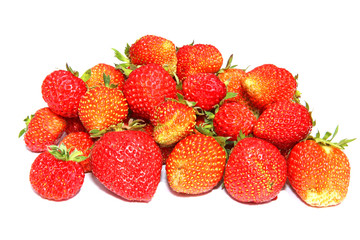 Strawberries isolated