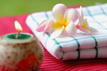 Equipment spa with flowers available