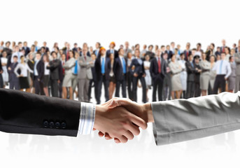 Business handshake