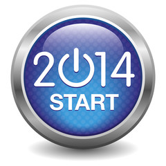 2014 Start blue button