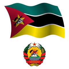 mozambique wavy flag and coat
