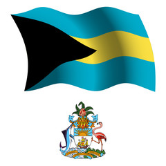 bahamas wavy flag and coat