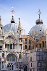 Fototapeta na wymiar Saint Mark's Basilica in Venice, Italy