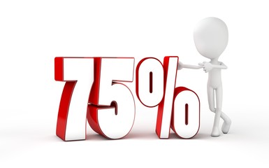 seventyfive percent