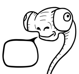 Cartoon snake