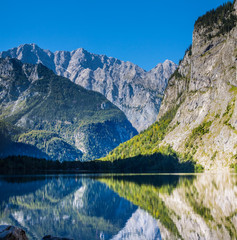 alpine lake Koenigssee