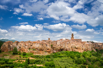 Obraz premium View of the Pitigliano, Italy