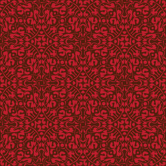Red seamless pattern