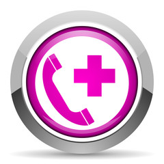 Obraz premium emergency call icon