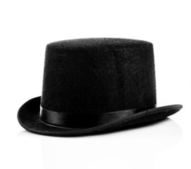 Black hat on white background.