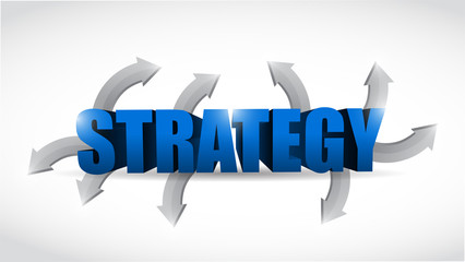 strategy options concept illustration design