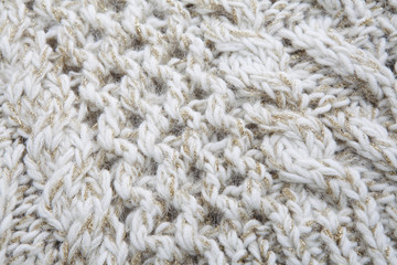 Background from knitted fabrics. macro