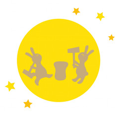うさぎ　餅つき