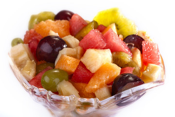 chopped fruit