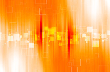 orange technology abstract background