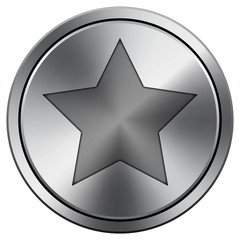 Obraz premium Shiny metallic icon