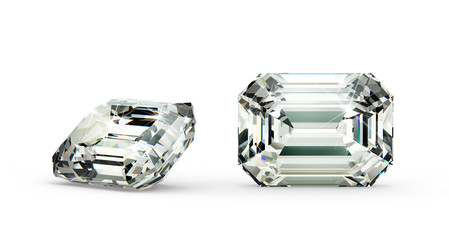 Emerald Cut Diamond © selensergen