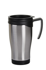 Shiny Metal travel thermo-cup