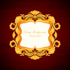 vector illustration of floral pattern vintage background