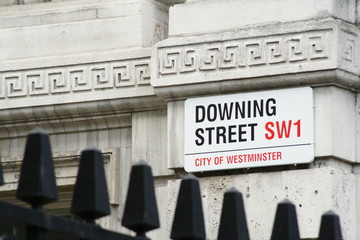 Naklejka premium Znak Downing Street