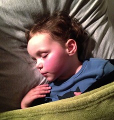 little girl sleeping