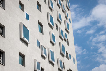 Architectural detail of a modern building