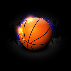 Obraz premium black basketball