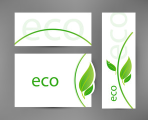 Eco banners templates