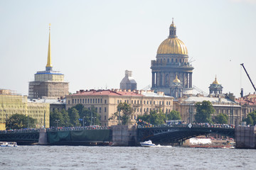 St. Isaac's Cathedral and the Palace Bridge