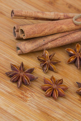 cinnamon and  anise