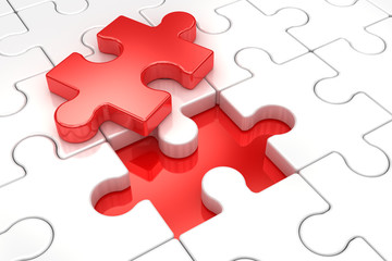 Fototapeta premium Puzzle. Concept