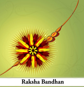 Raksha bandhan beautiful celebration colorful design
