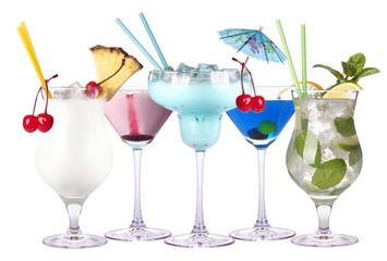 alcoholic cocktail set