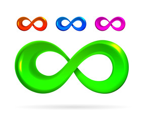 The symbol of infinity.